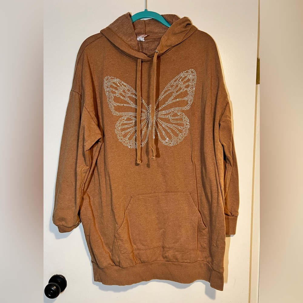 Extra long hoodie NEVER WORN